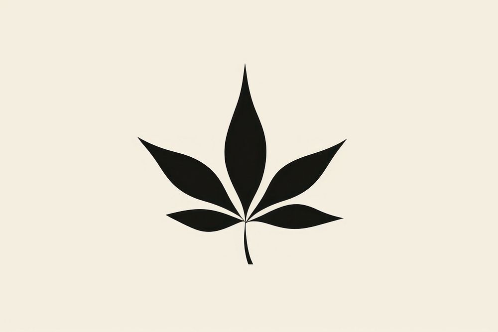 Leaf shape plant logo.