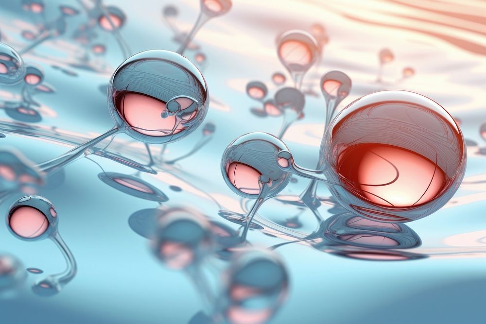 Molecule magnification liquid bubble biochemistry.