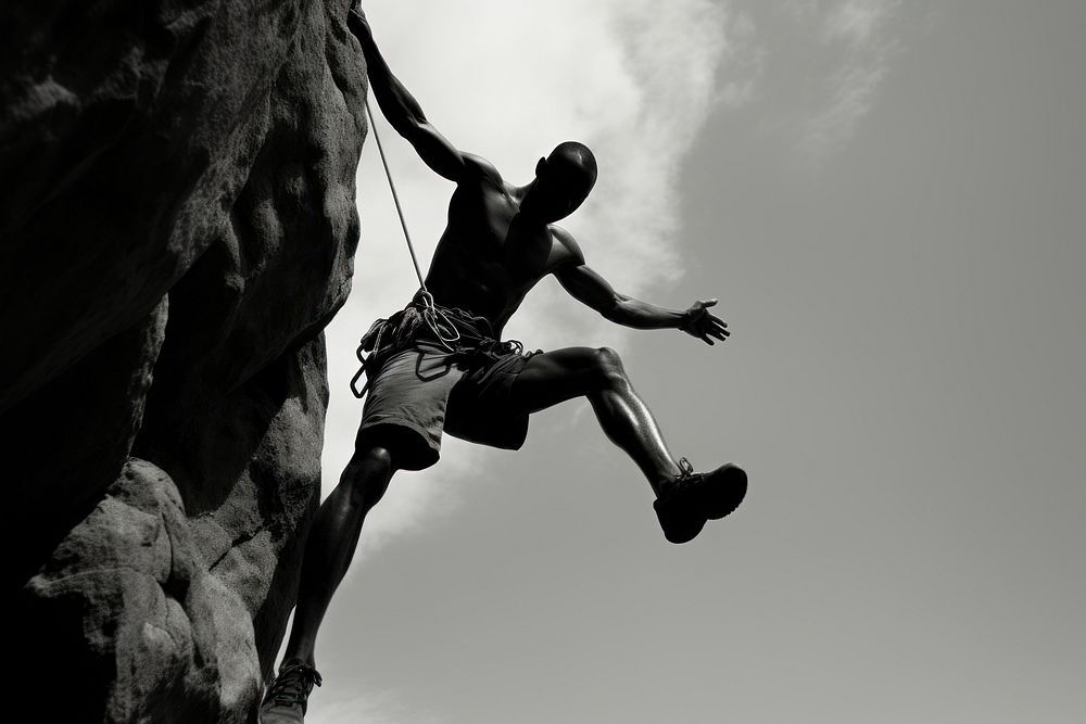 Climbing recreation adventure outdoors.