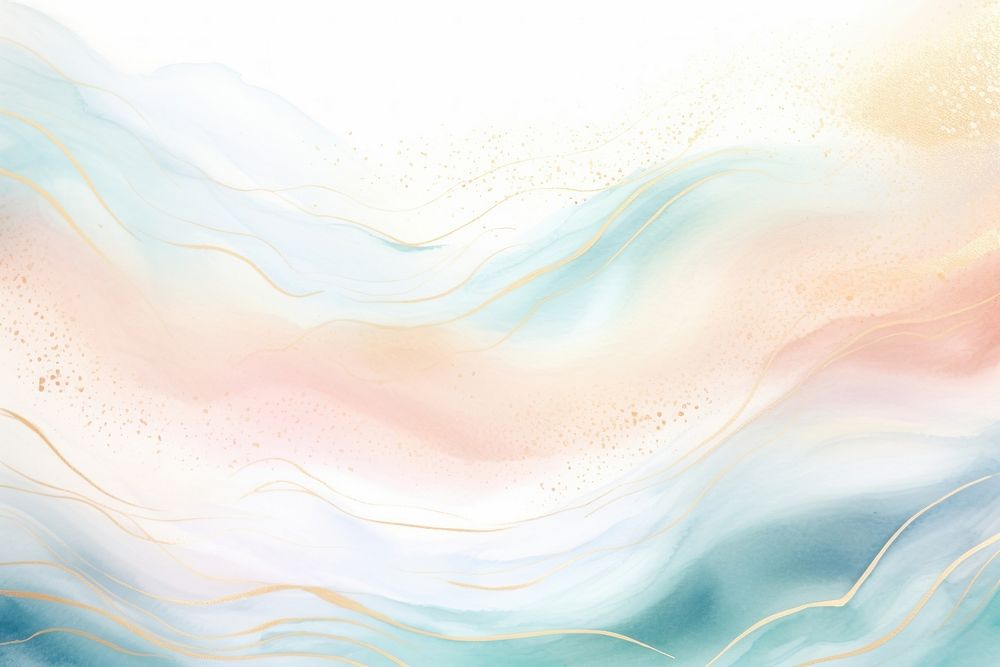 Pastel color watercolor wave background backgrounds painting abstract.