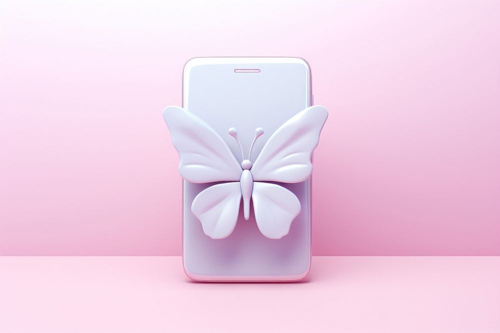 Cute butterfly wallpaper phone celebration electronics.