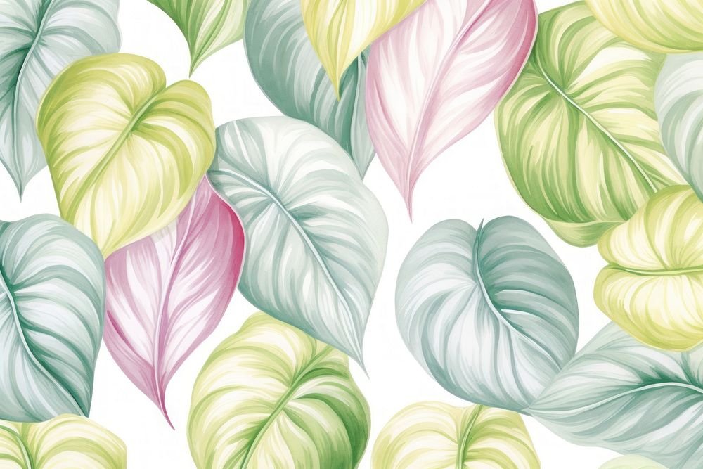 Leaf pattern backgrounds drawing.