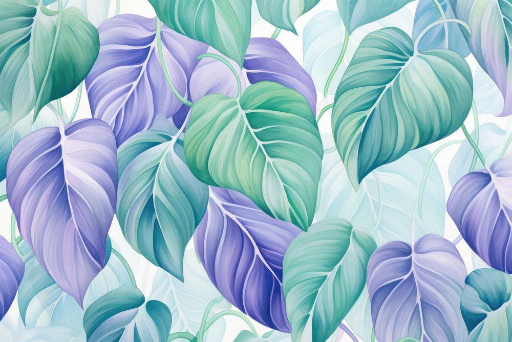 Leaf pattern backgrounds plant.