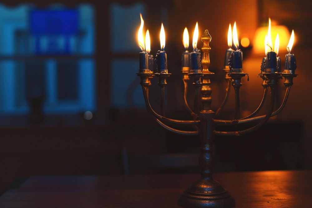 Hanukkah candle spirituality architecture.