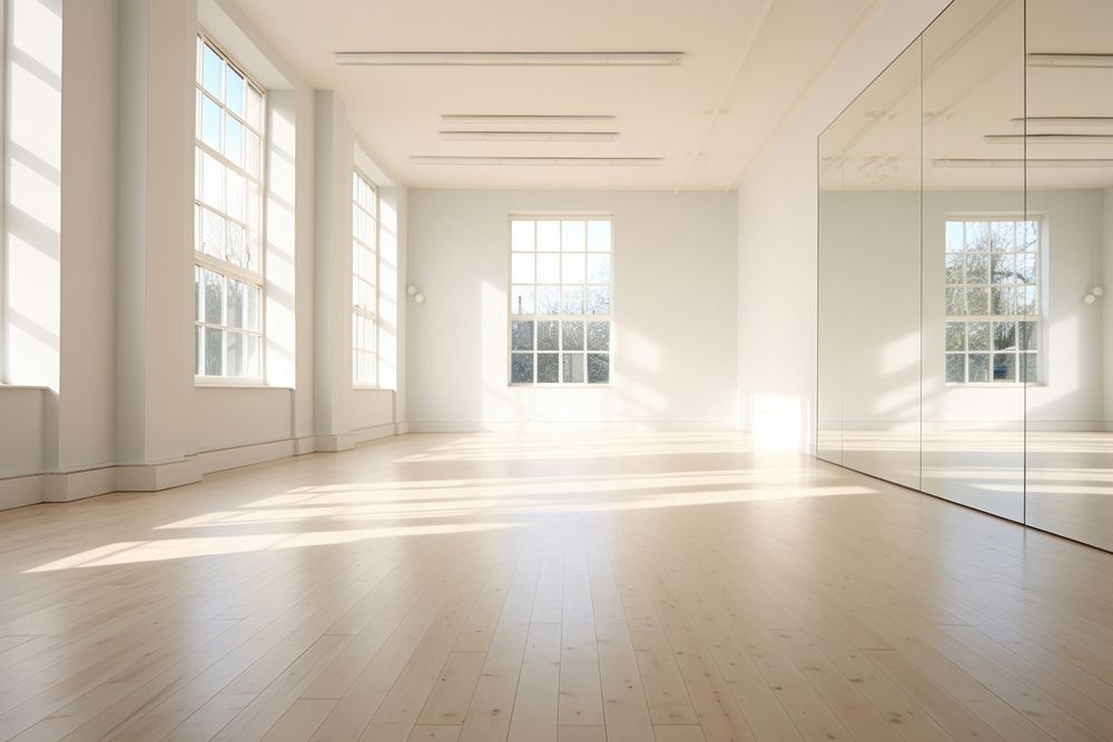 Ballet studio architecture building flooring.