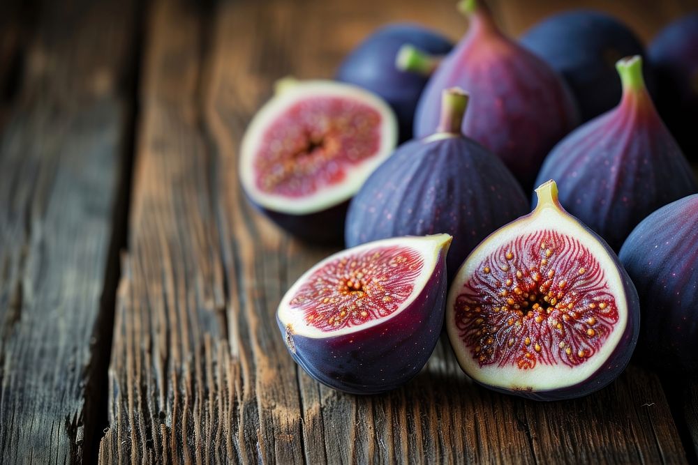 Fig fruit plant food wood.