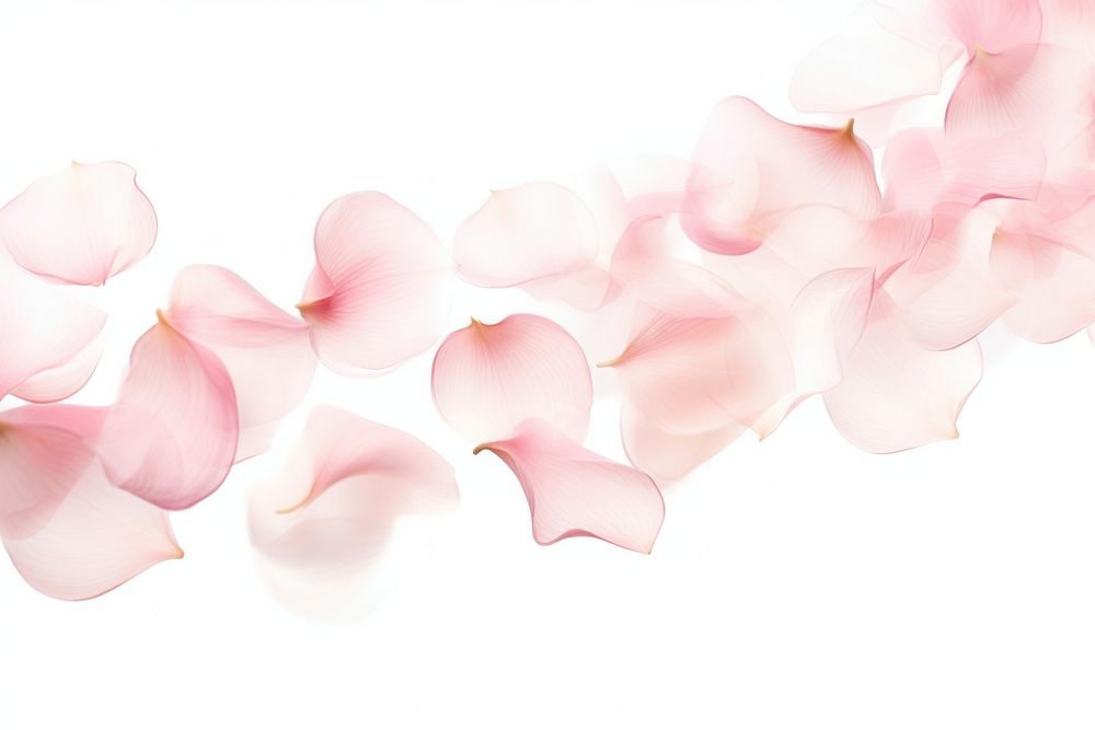 Photo of flying petals backgrounds flower plant.
