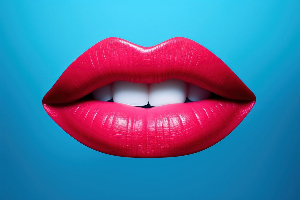 Photo of lips lipstick perfection cosmetics.