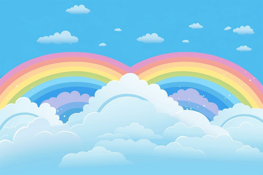 Rainbow sky kids background backgrounds outdoors nature.