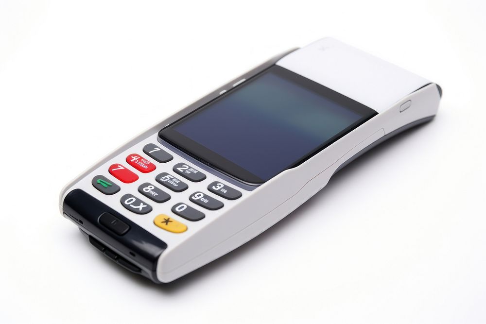 NFC online payment system white background mathematics electronics.