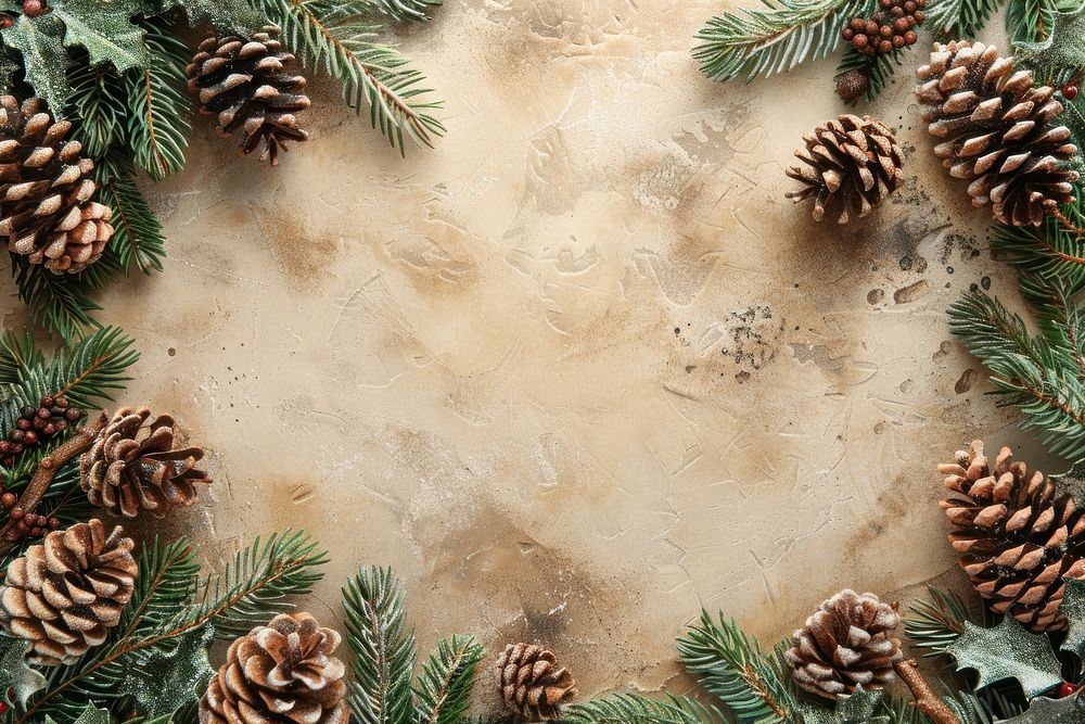 Chirstmas border backgrounds outdoors plant.