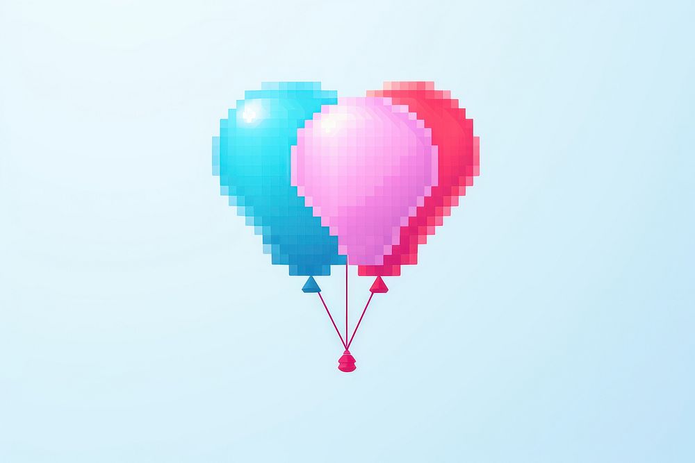 Ballon pixel aircraft balloon transportation.
