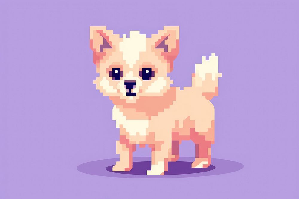 Dog pixel chihuahua mammal animal.