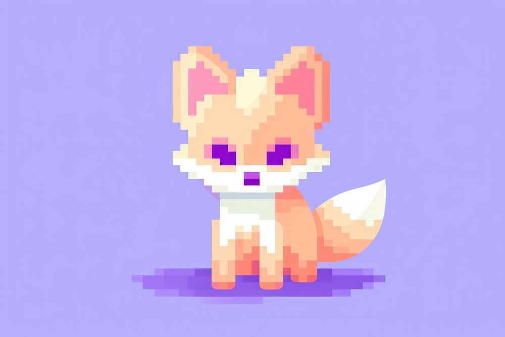 Fox pixel cute creativity carnivora.