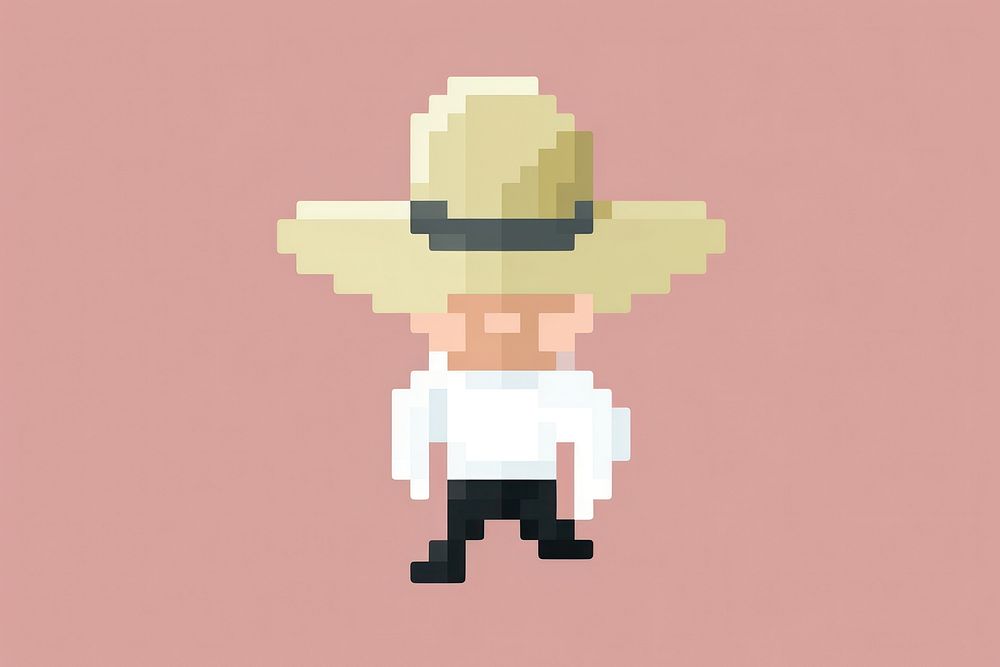Gumshoe pixel technology pixelated sombrero.