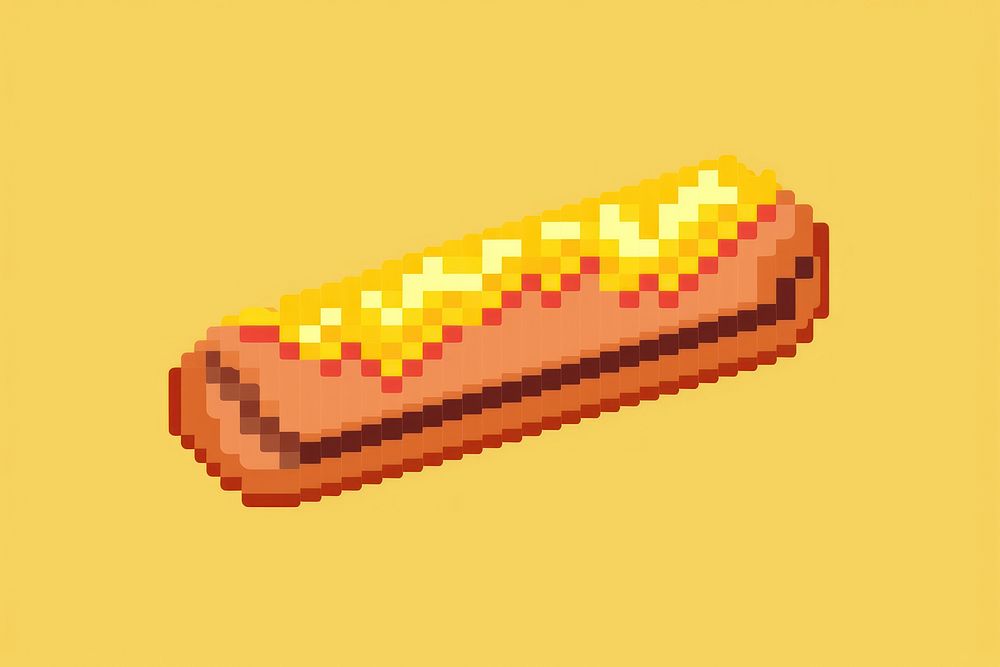 Hotdog pixel food freshness dynamite.