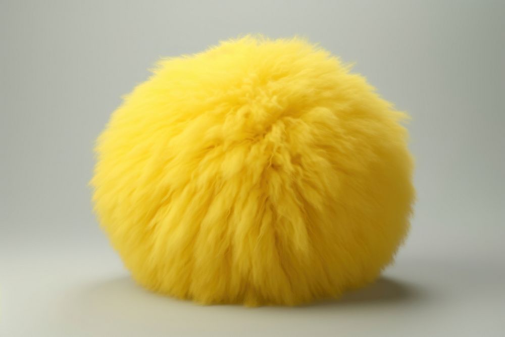 Chalr fluffy wool softness textile cushion.