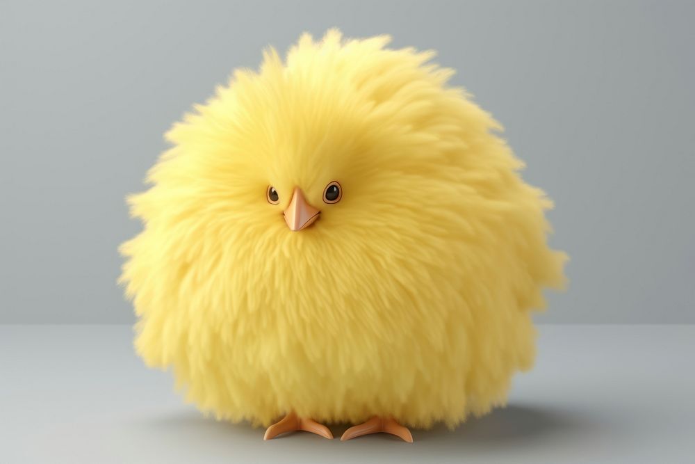 Chicken fluffy wool animal bird poultry.