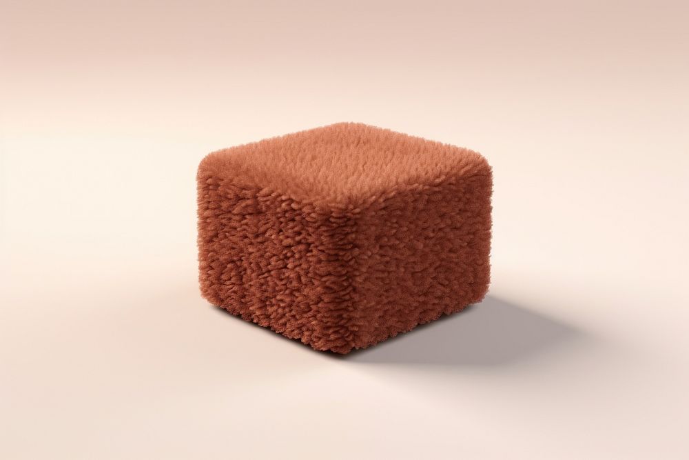 Chocolate slice fluffy wool accessories simplicity furniture.