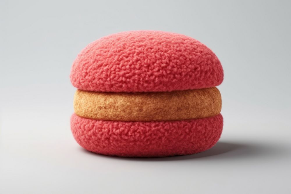 Burger fluffy wool food confectionery simplicity.