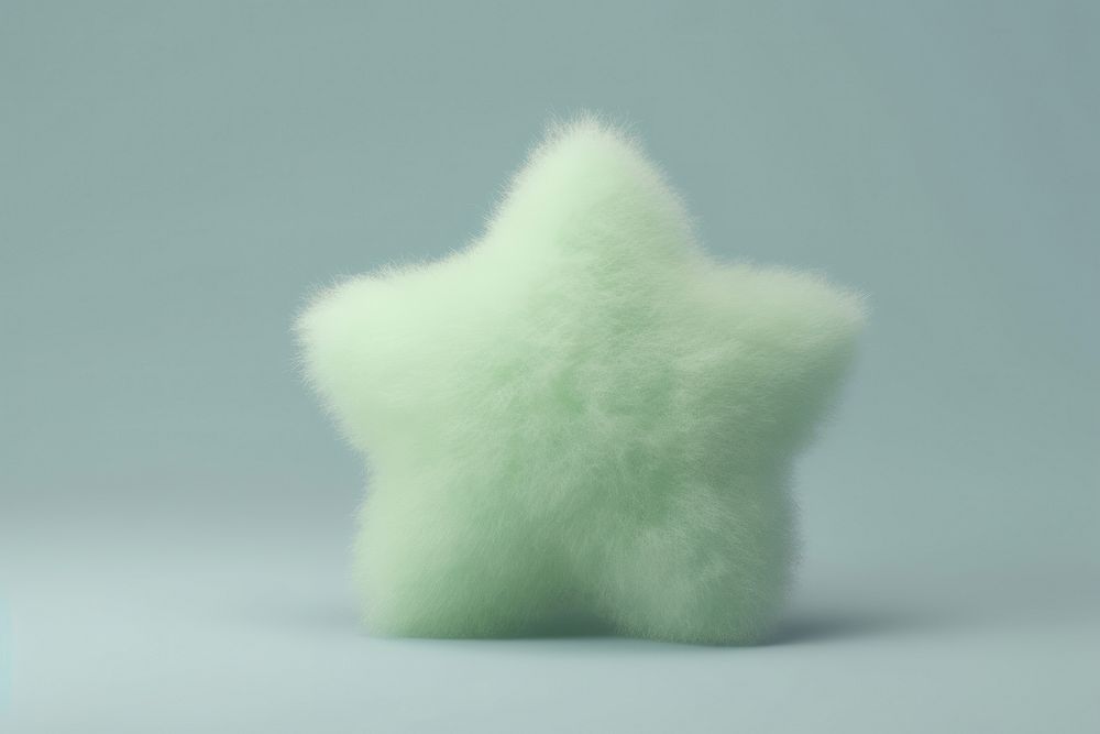 Green softness textile animal.