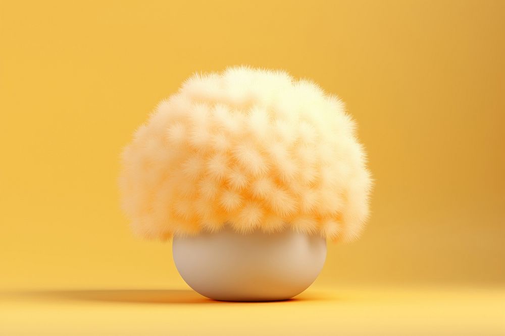 Daisy in vase fluffy wool food egg freshness.