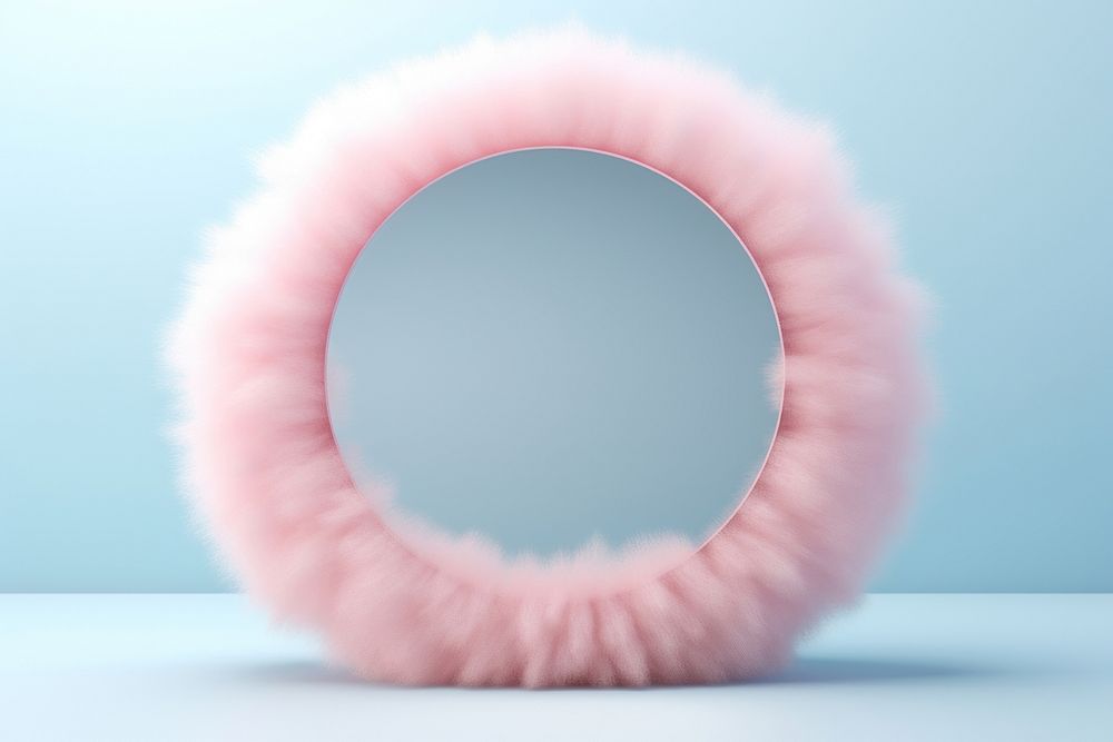 Mirror fluffy wool photography softness porthole.