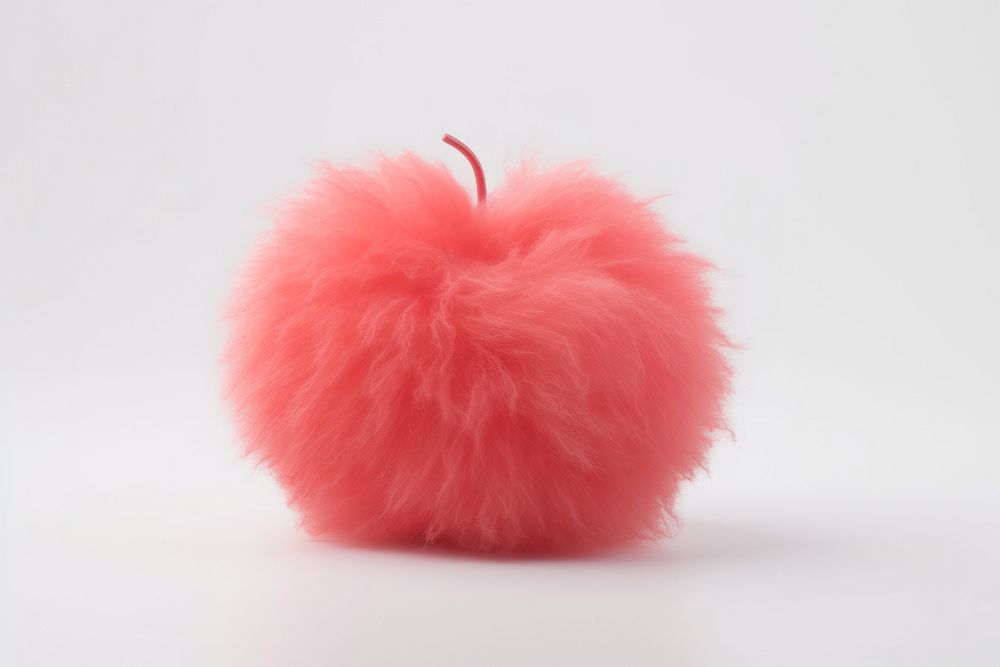 Apple fluffy wool plant food red.