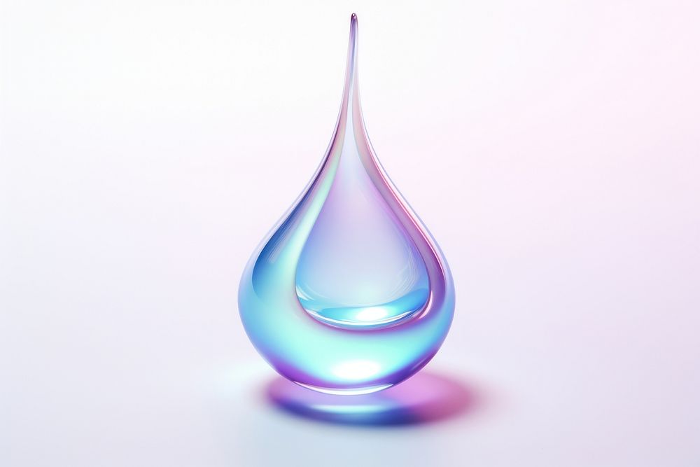 Water drop transparent simplicity reflection.