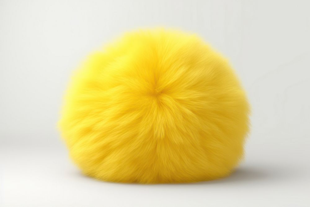 Lemon half fluffy wool yellow softness clothing.