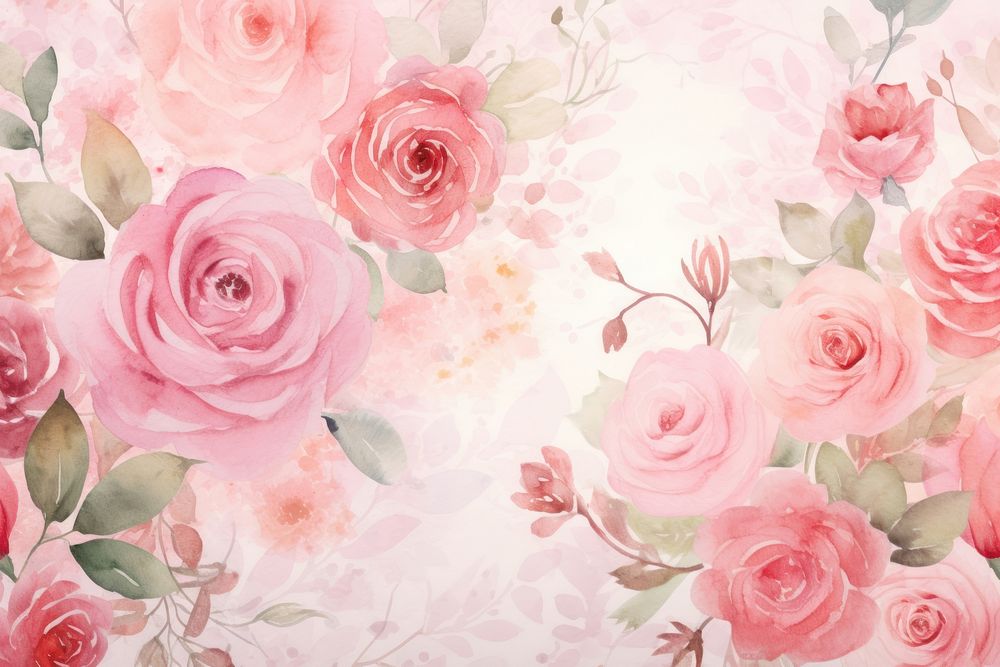 Background flowers rose backgrounds pattern.