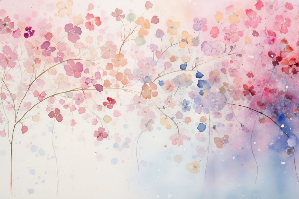 Background glitter flowers backgrounds painting blossom.