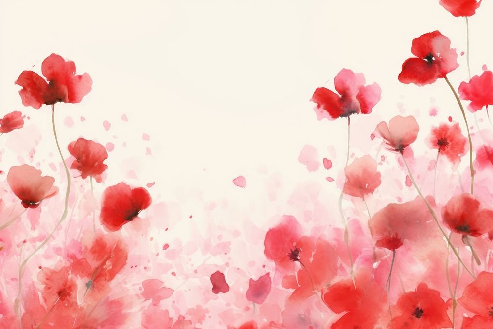 Background red flowers backgrounds blossom petal.