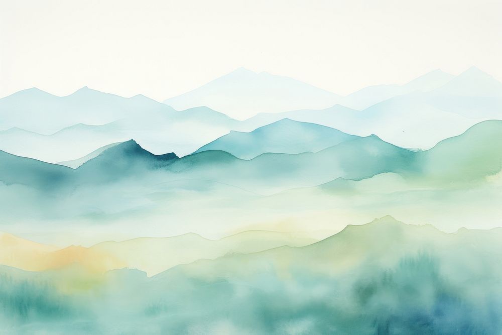 Plain mountain background backgrounds landscape painting.