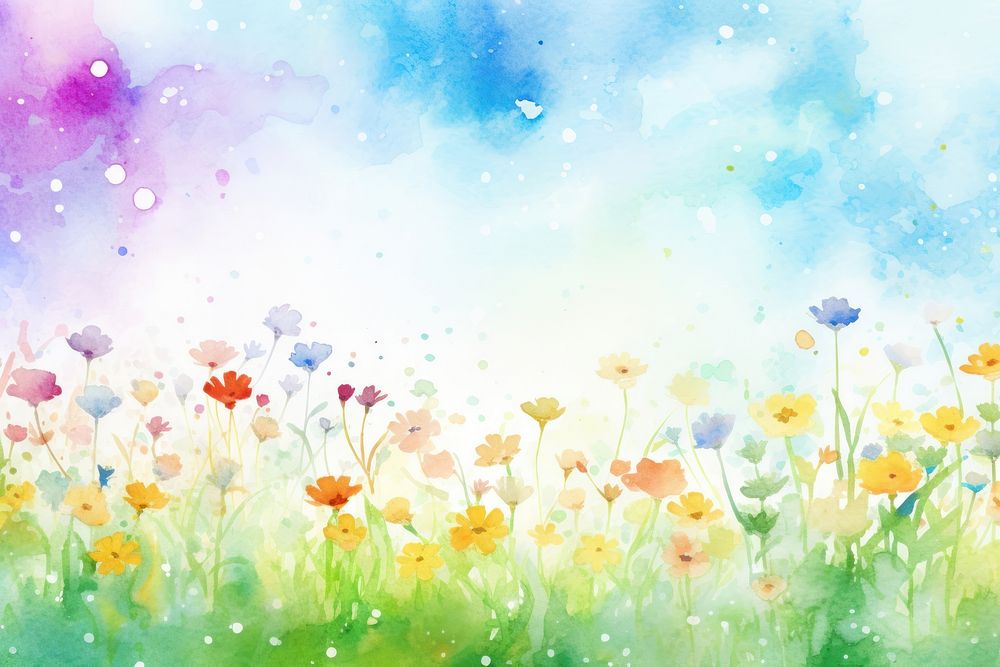 Meadow background backgrounds outdoors blossom.