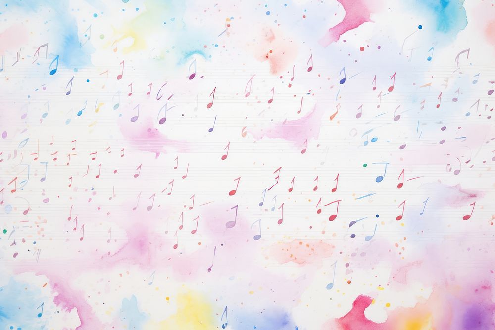 Musical note pattern background paper backgrounds painting.