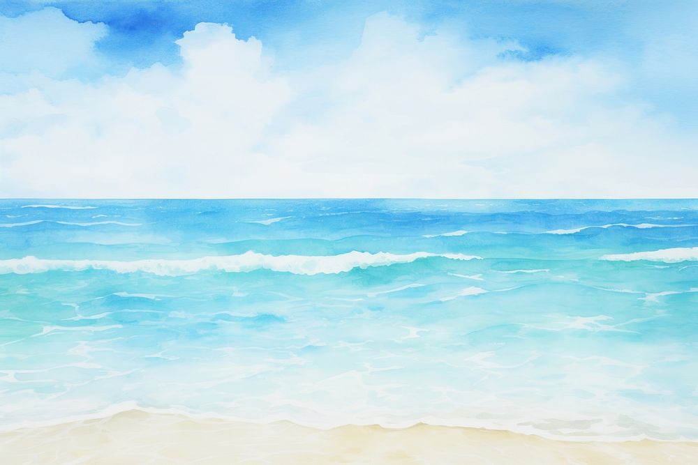 Summer beach background sea backgrounds outdoors.