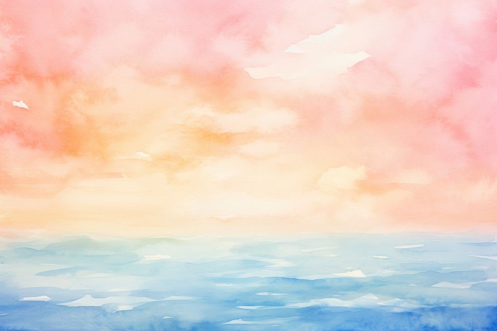 Sunset beach background backgrounds painting outdoors.