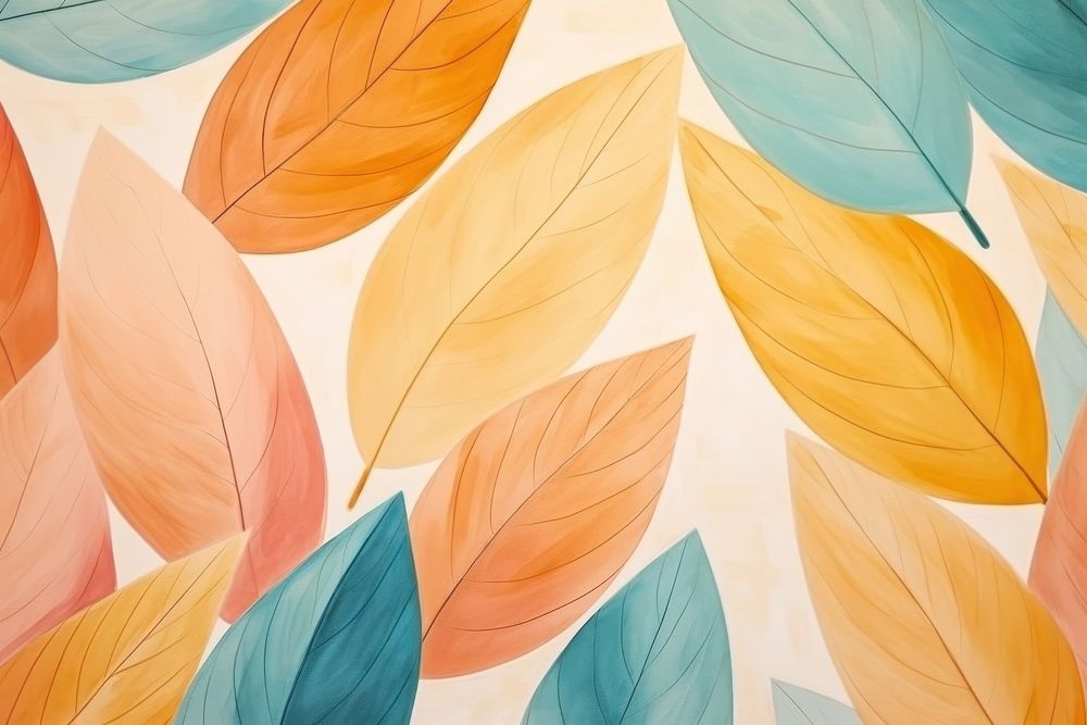 Leaves backgrounds abstract pattern.