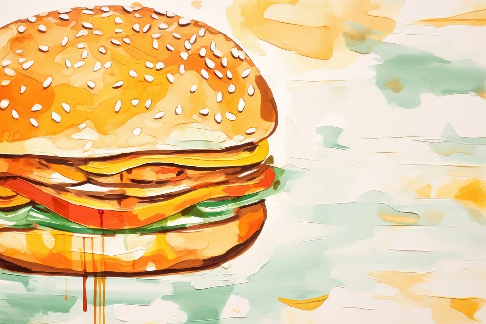 Burger food creativity hamburger.