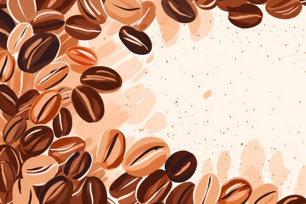 Coffee beans backgrounds blackboard abundance.