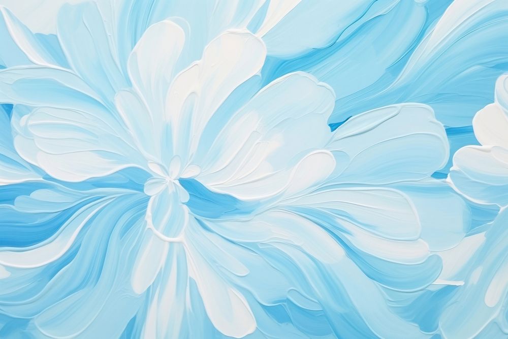 Flowers backgrounds abstract blue.