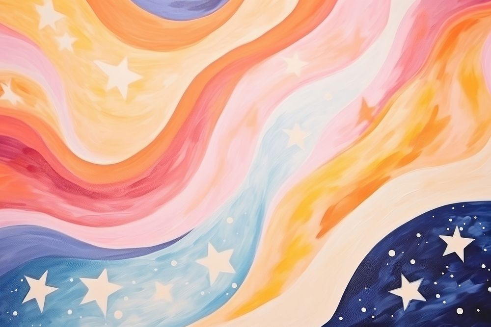 Stars backgrounds abstract painting.