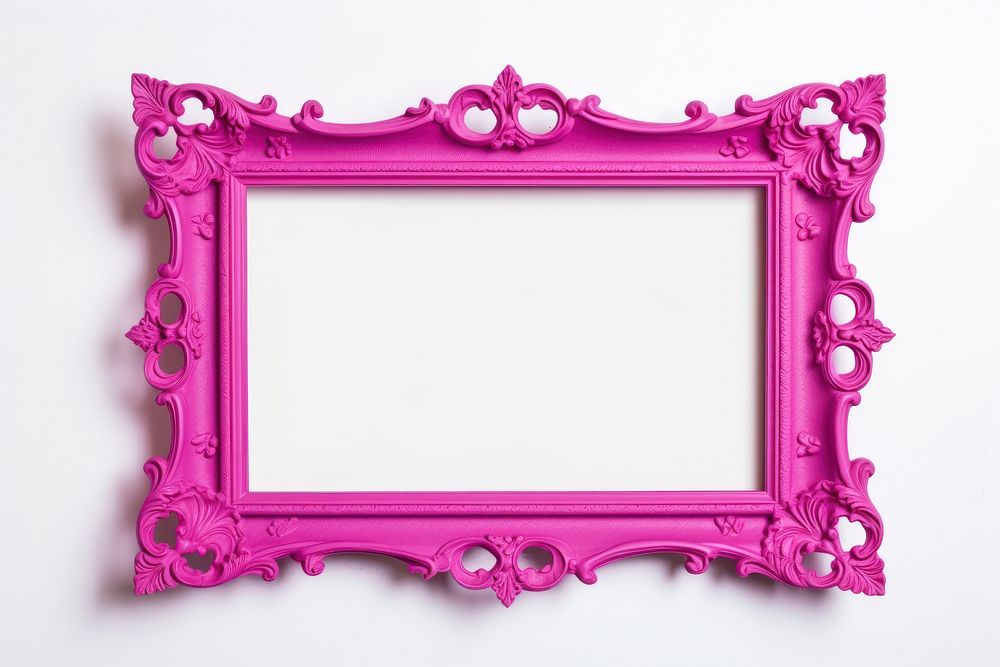 Colorful frame rectangle white background decoration.
