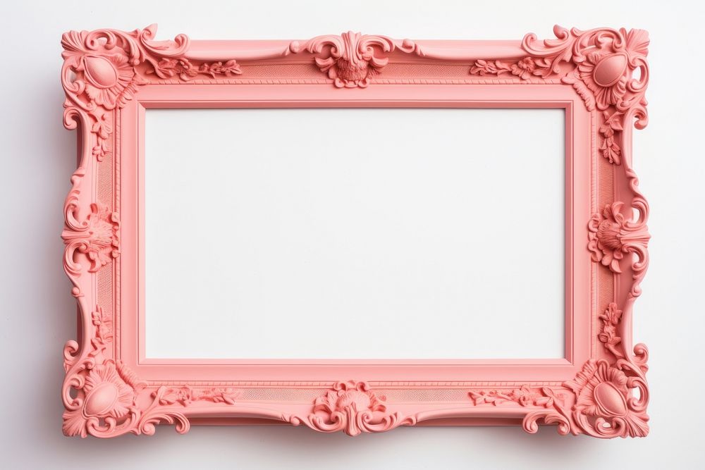 Colorful plastic texture frame rectangle white background decoration.