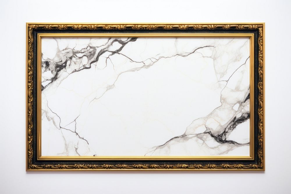 Gold and black marble texture frame backgrounds rectangle painting.