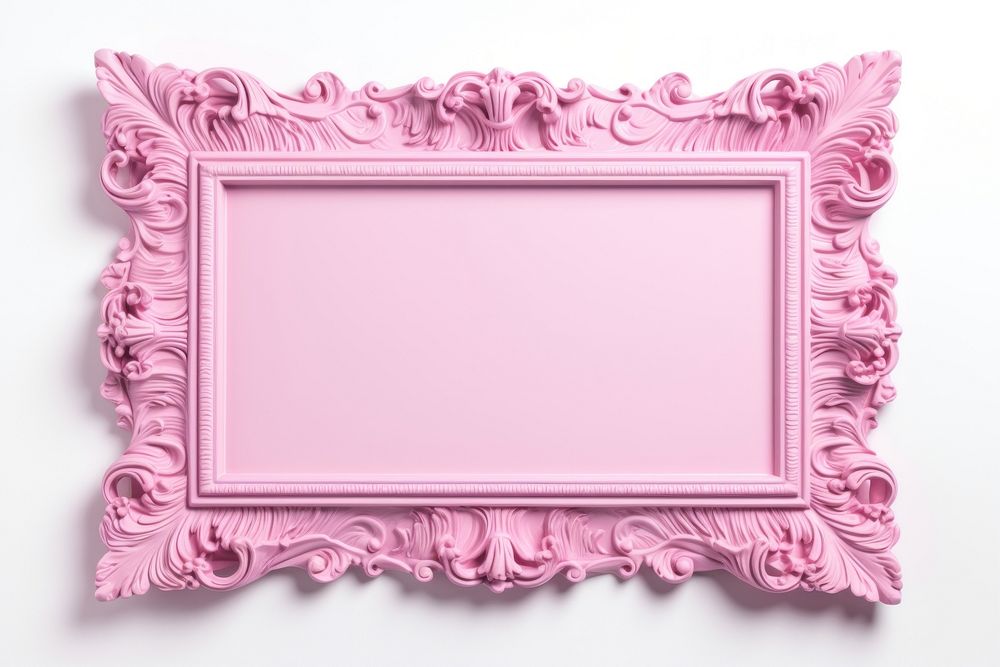 Pink plastic texture frame backgrounds rectangle white background.