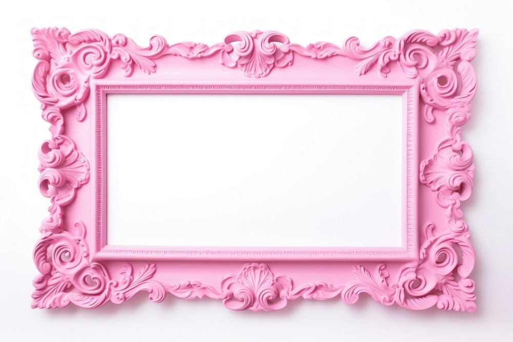 Pink plastic texture frame backgrounds rectangle white background.