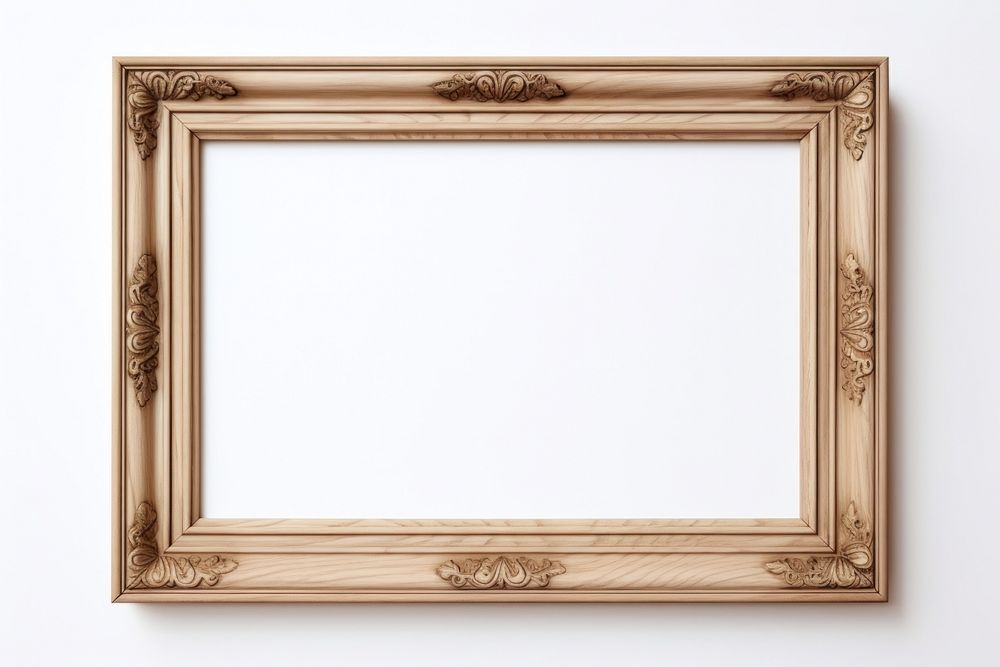 Wood frame backgrounds rectangle white background.