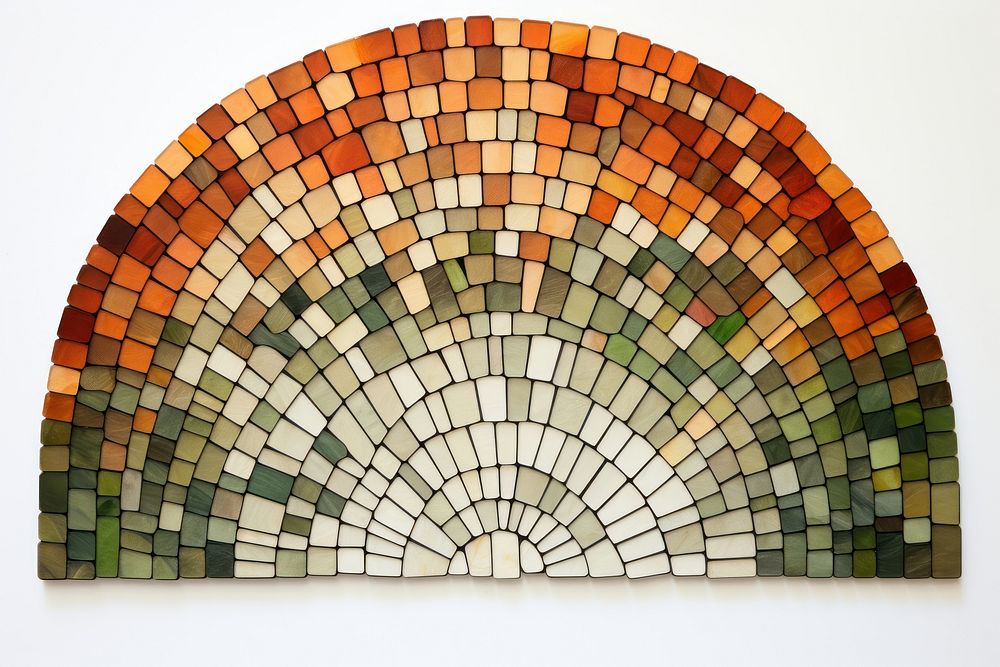 Mosaic tiles of tost backgrounds shape art.